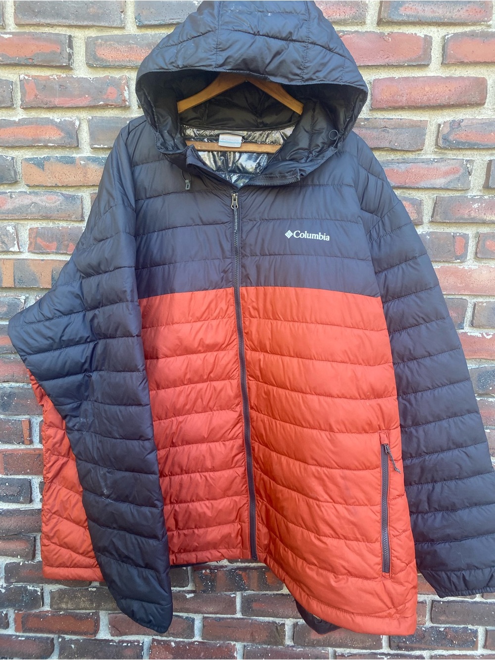 Columbia men’s 5XT Omni tech Jacket - Black & Orange